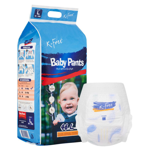 220 Pieces.Baby Pull Up Pants Diapers with Leak Protection. Free 5 Pieces of Egyptian Cleaning Cloth - Image 6