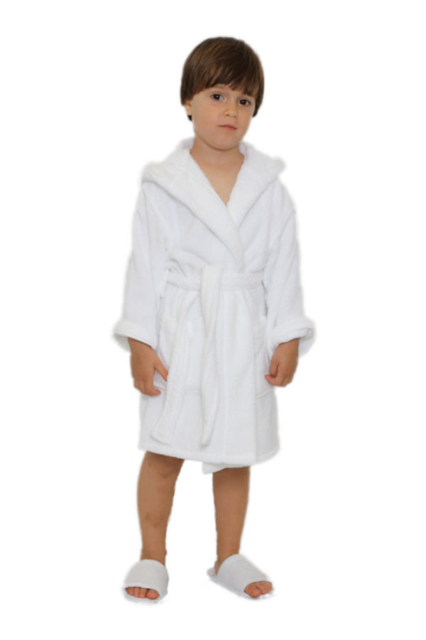 Kids Bathrobe. Unisex. Egyptian Cotton - Image 2